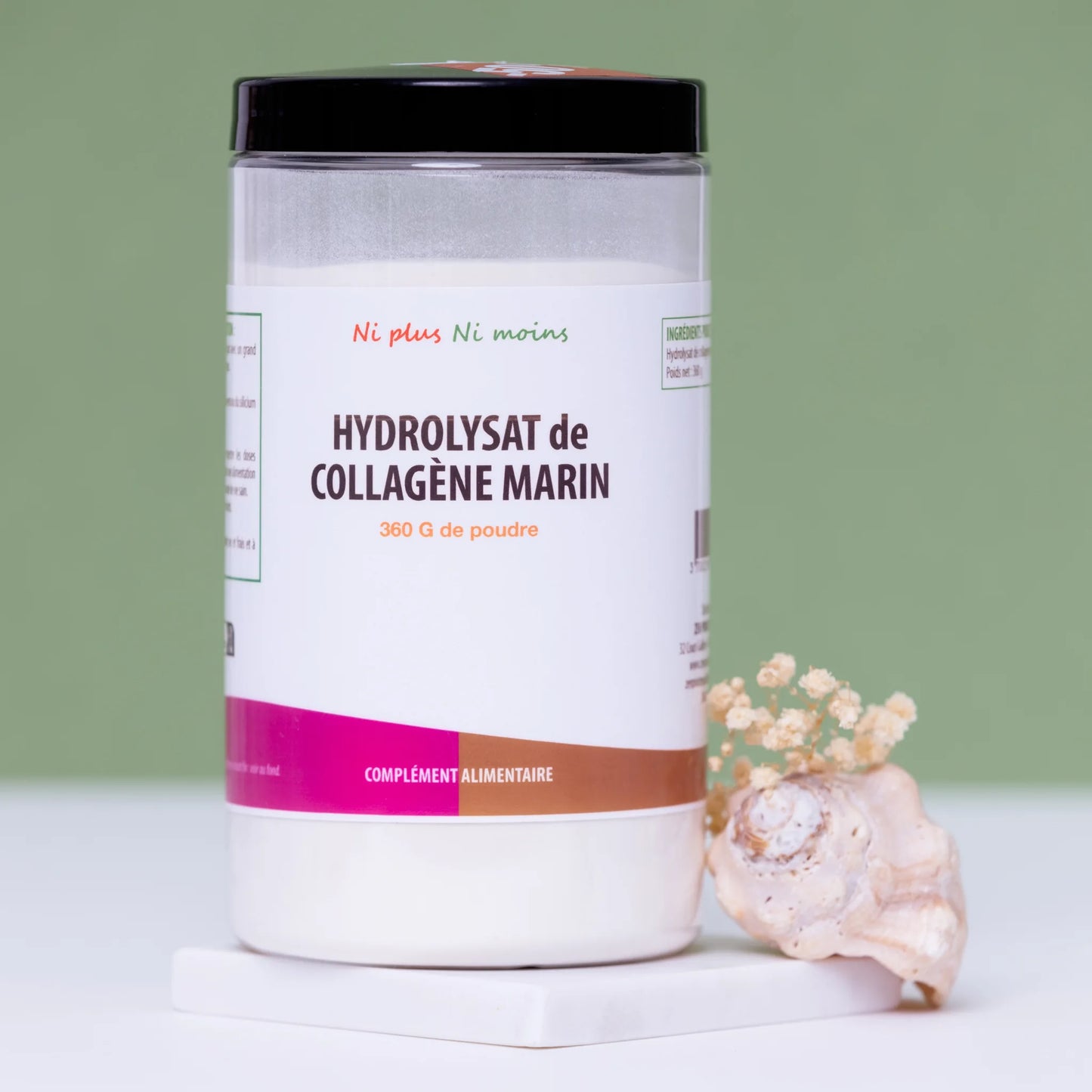 Hydrolysat de Collagène Marin - Poudre 360 gr