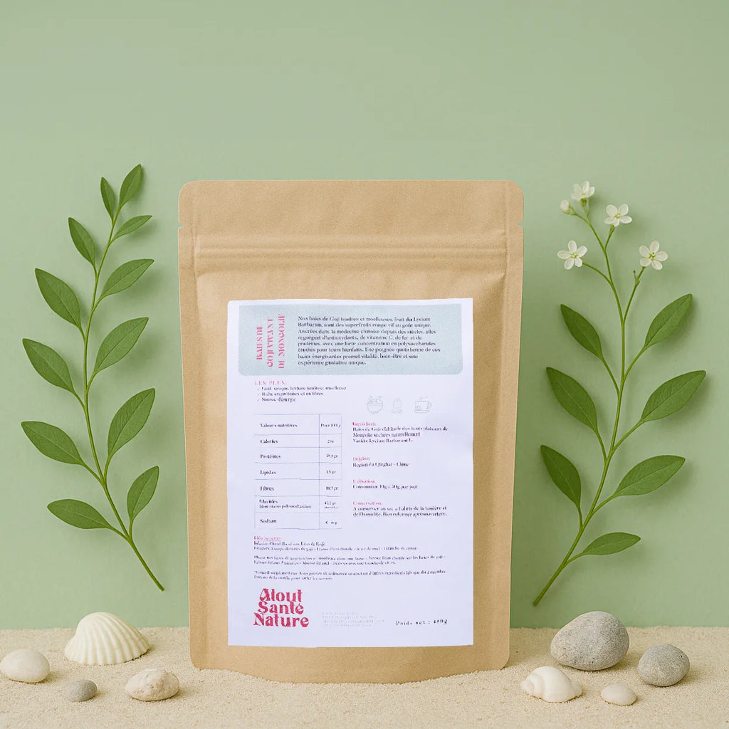 Baies de Goji vivantes - Source d'énergie Naturelle des Hauts Plateaux de Mongolie