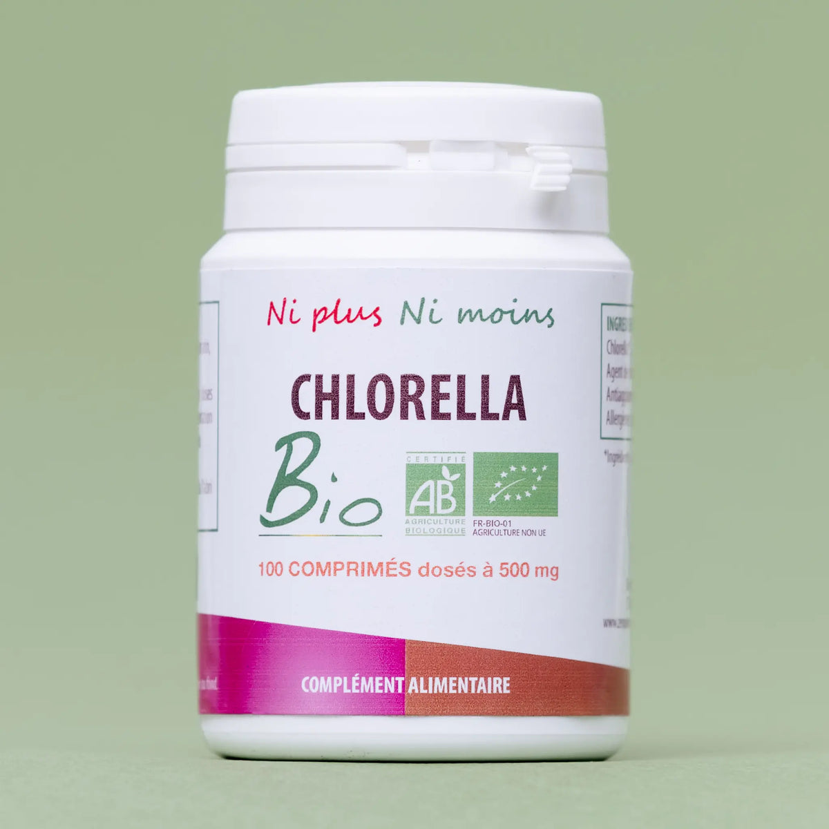 Chlorella Bio - 100 comprimés à 500mg