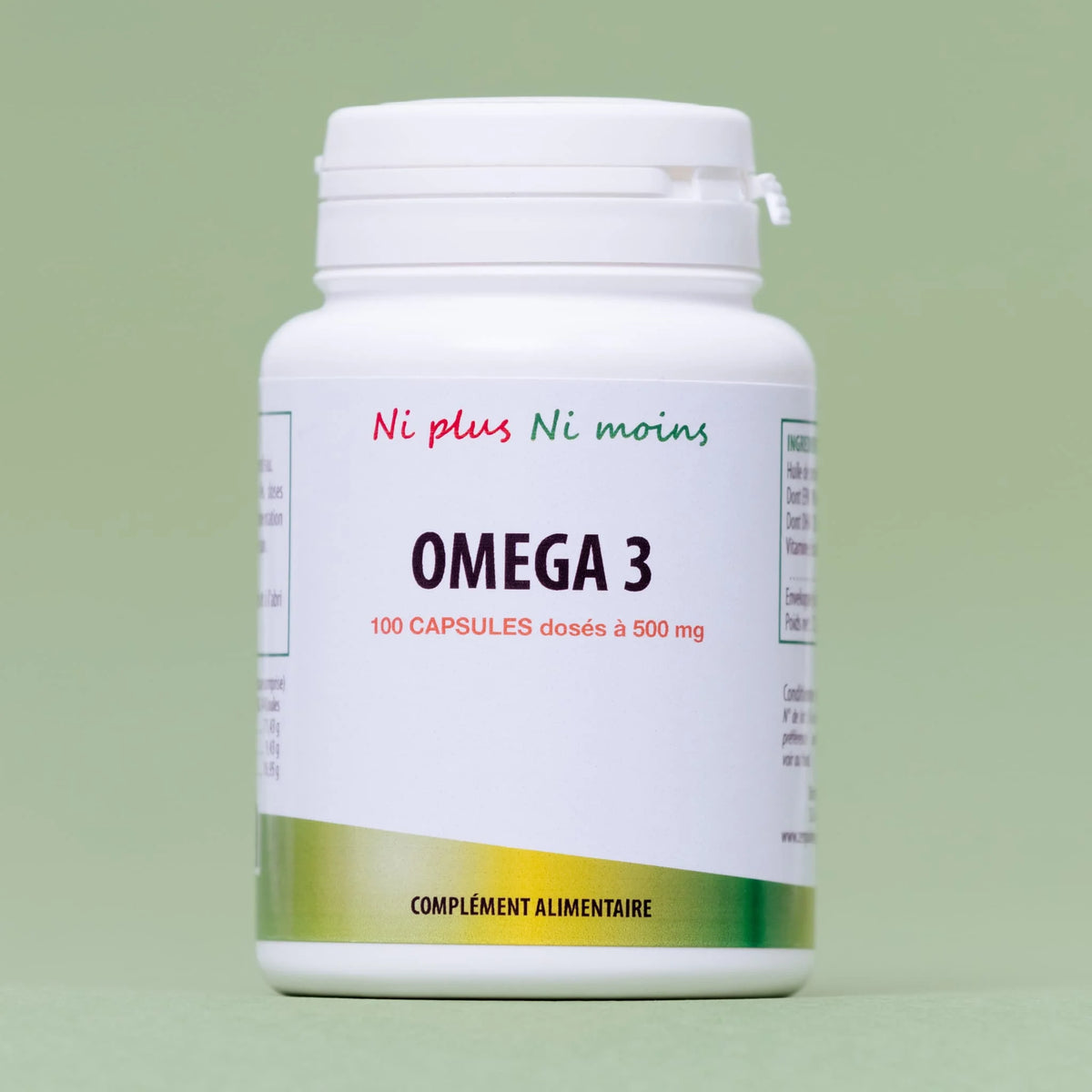 Oméga 3 - 100 capsules à 500mg