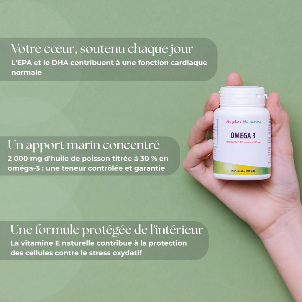 Oméga 3 - 100 capsules à 500mg
