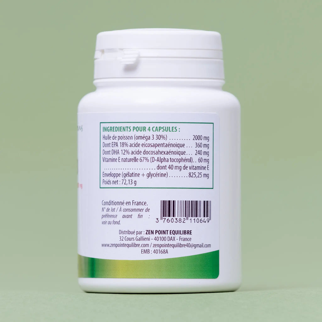 Oméga 3 - 100 capsules à 500mg