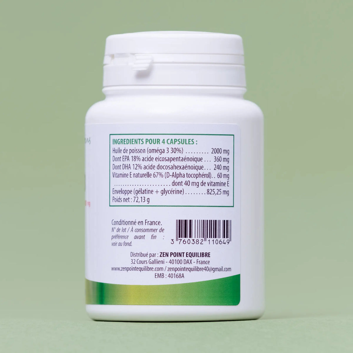 Oméga 3 - 100 capsules à 500mg