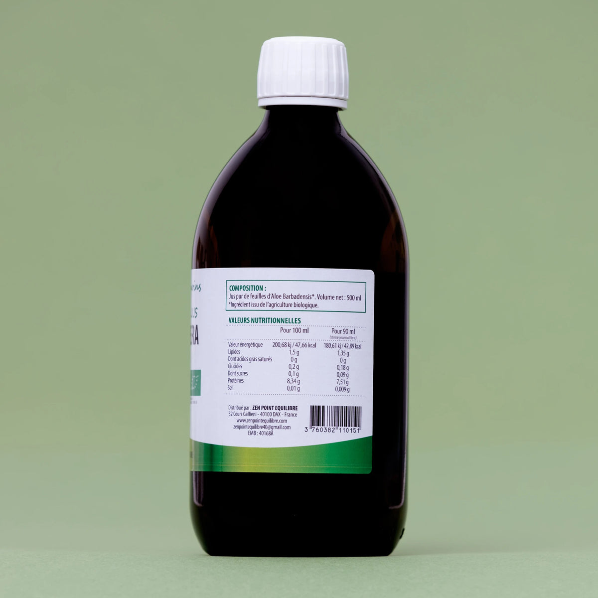 Aloe Vera Jus Bio - Bouteille 500 ml