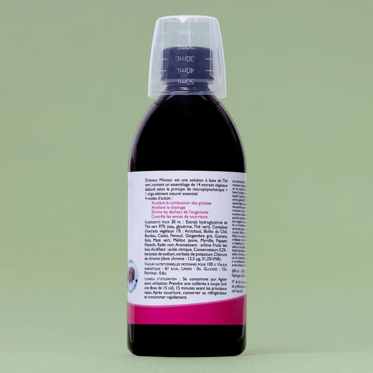 Draineur Minceur - Bouteille de 500 ml