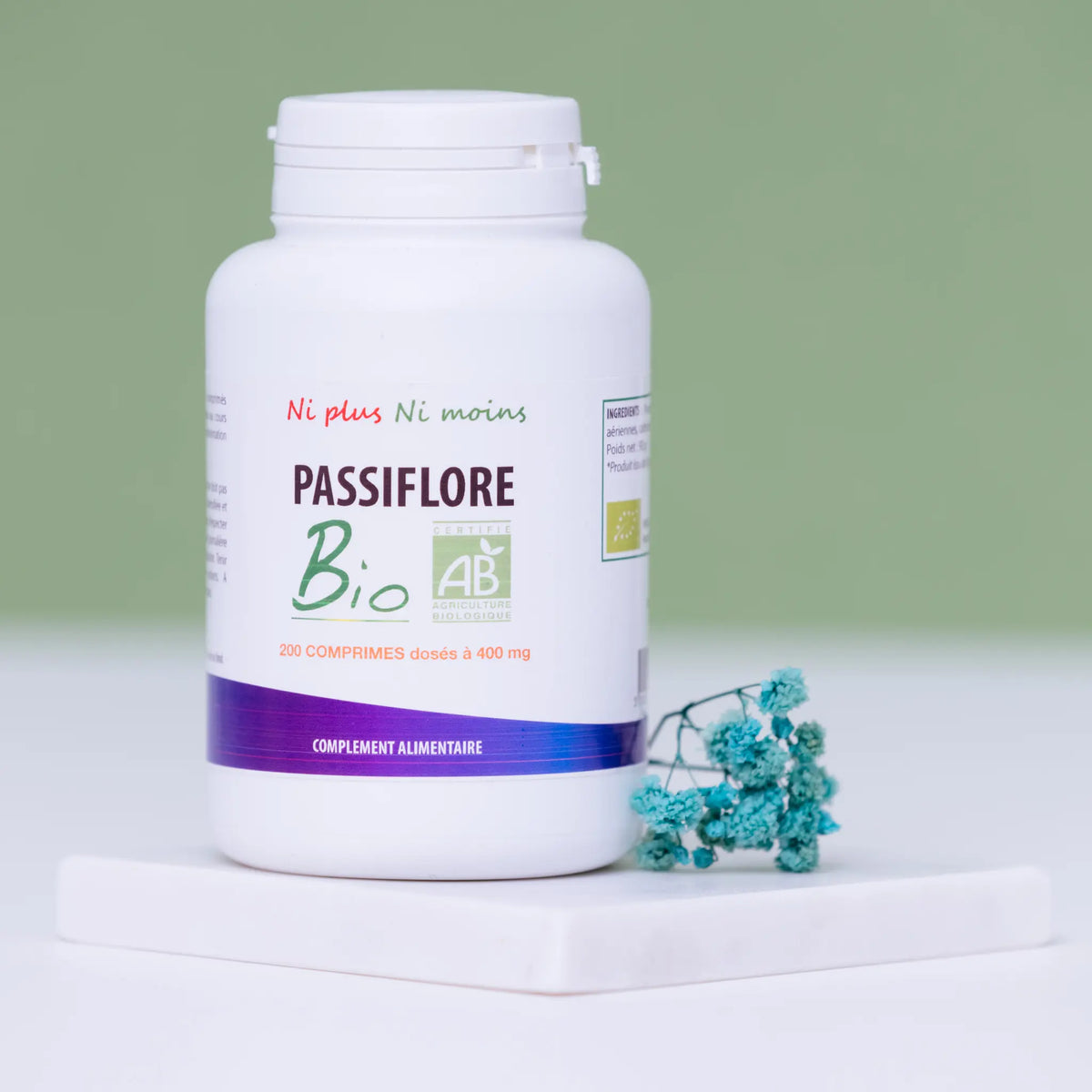 Passiflore BIO - 200 comprimés à 400mg
