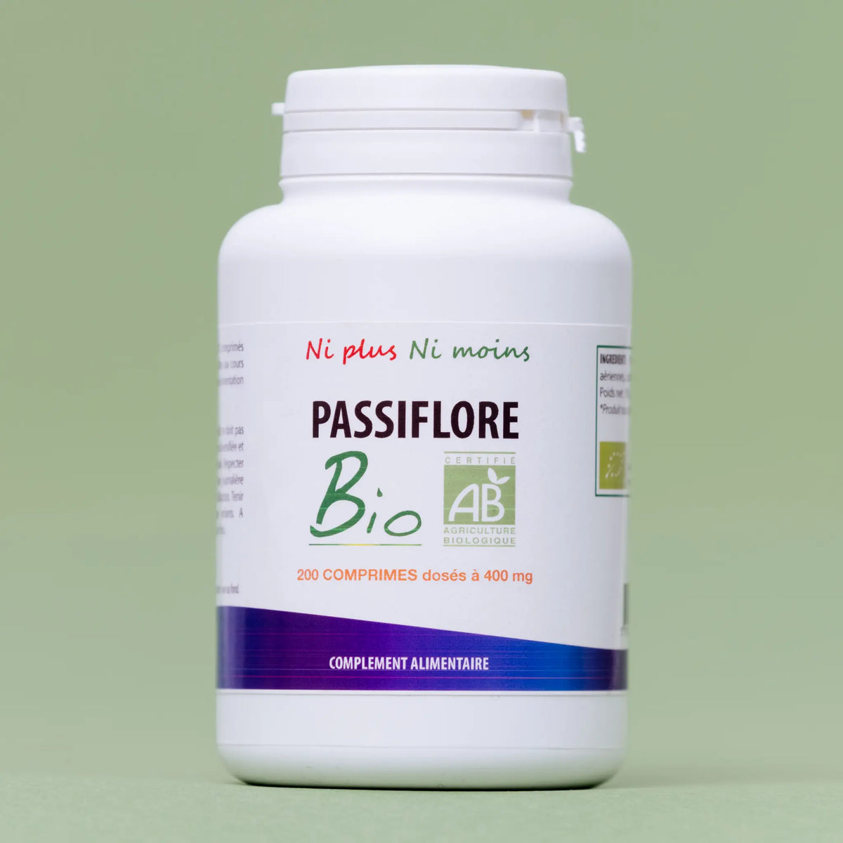 Passiflore BIO - 200 comprimés à 400mg