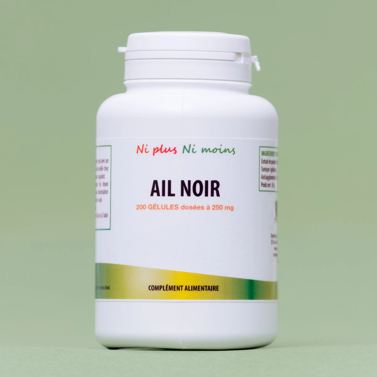 Ail Noir en gélules - 200 gélules à 250mg