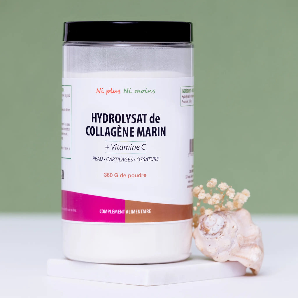 Hydrolysat de Collagène Marin + Vitamine C - 360 gr