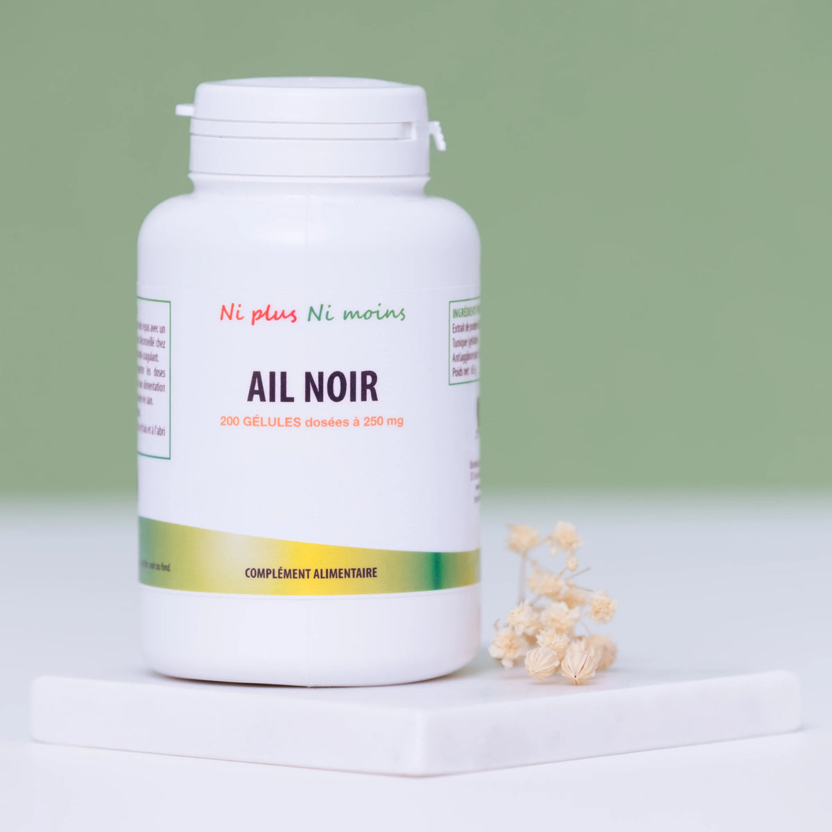 Ail Noir en gélules - 200 gélules à 250mg