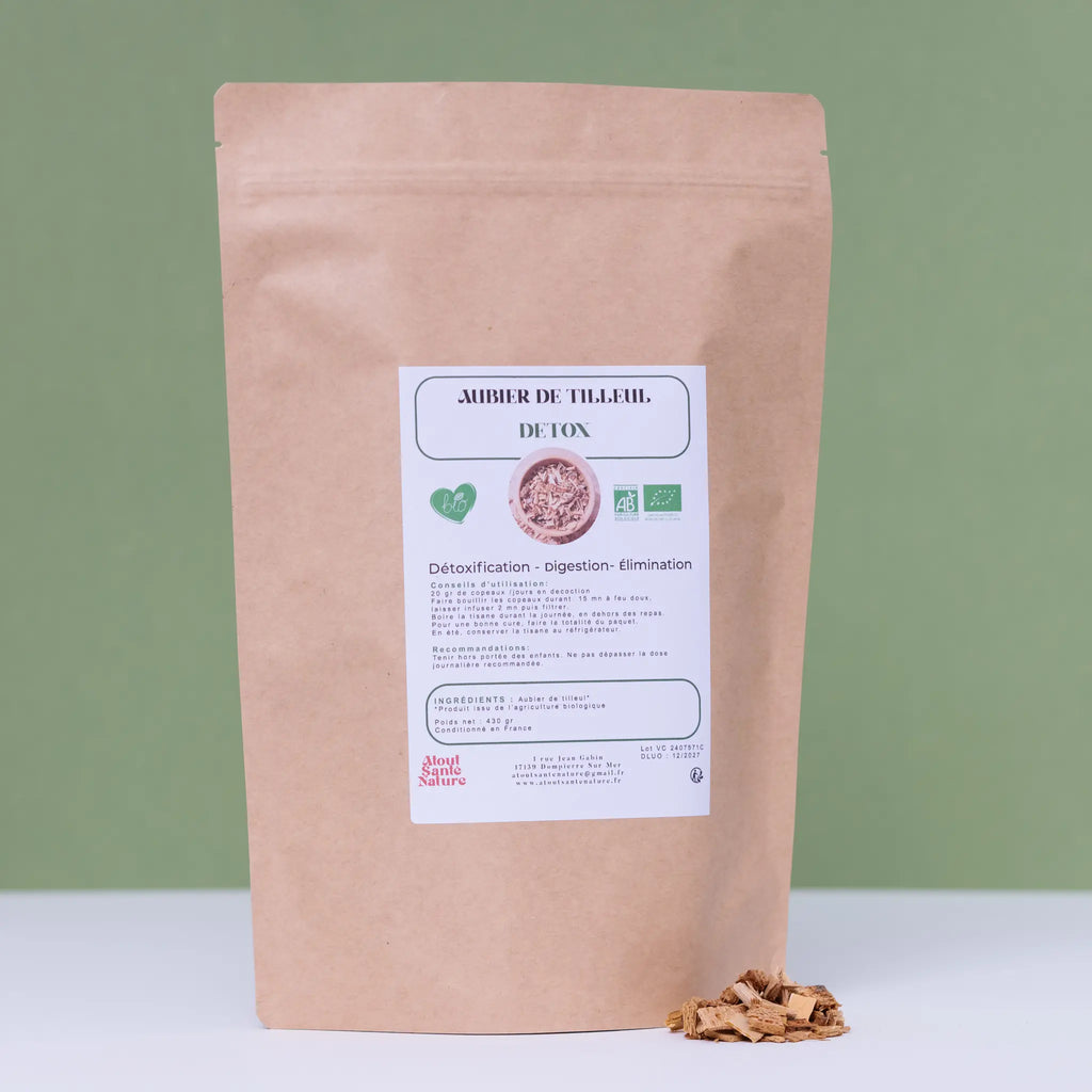 Aubier de Tilleul du Roussillon Bio - Copeaux 430g - tisane