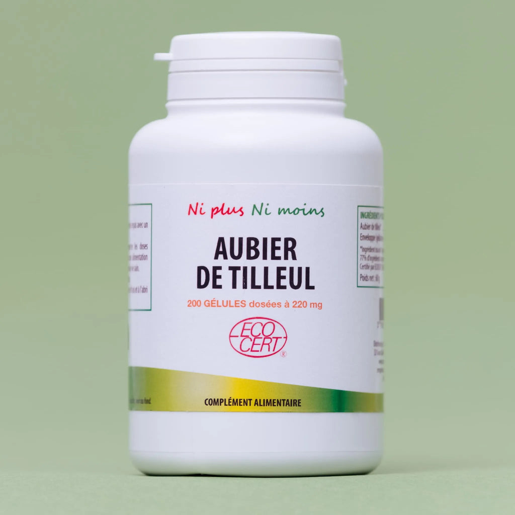 Aubier de tilleul BIO - 200 gélules à 220 mg