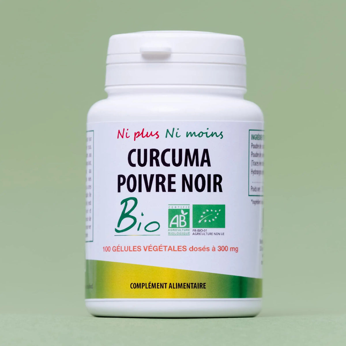 Curcuma Poivre noir Bio