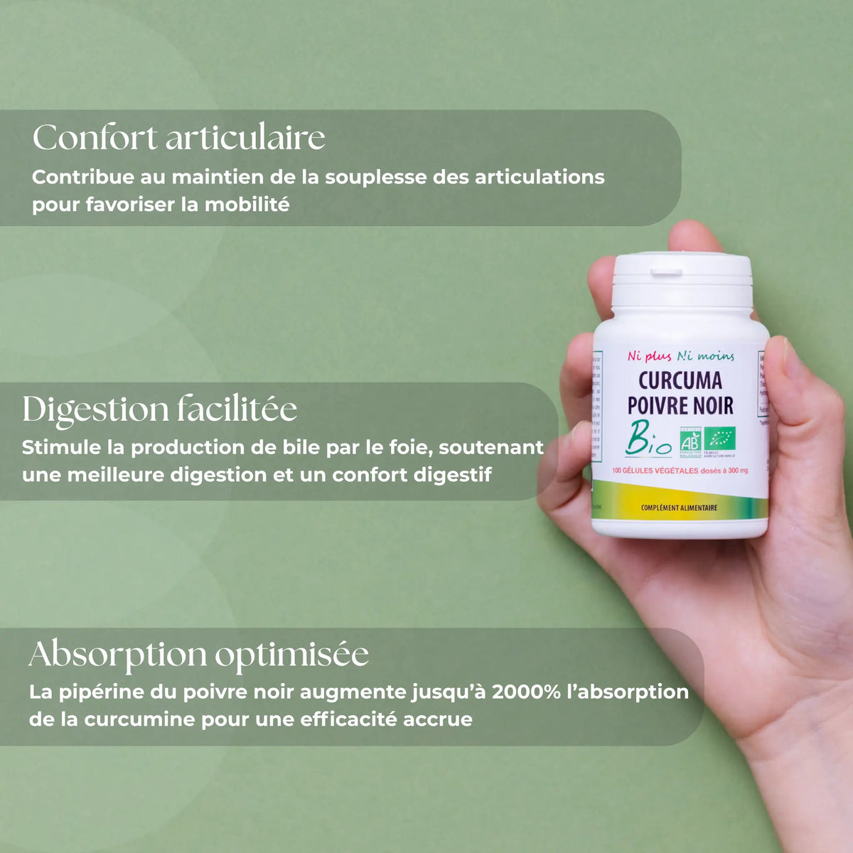 Curcuma Poivre noir Bio