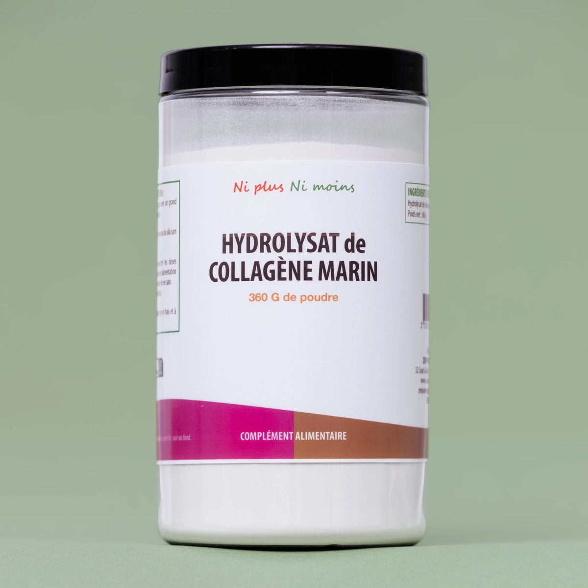 Hydrolysat de Collagène Marin - Poudre 360 gr