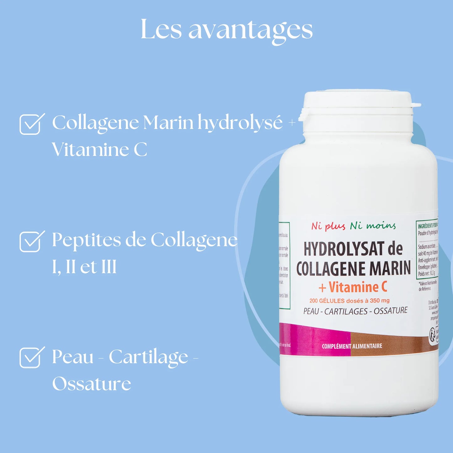 Découvrez les avantages du meilleur hydrolysat de collagene marin avec de la vitamine C en gélule