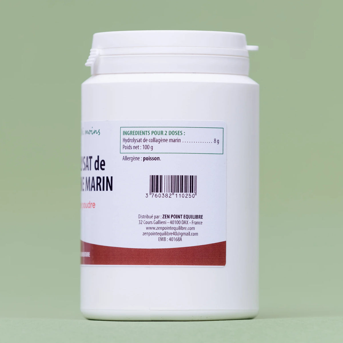 Hydrolysat de collagène Marin - 100 gr