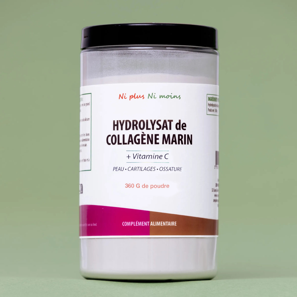 Hydrolysat de Collagène Marin + Vitamine C - 360 gr