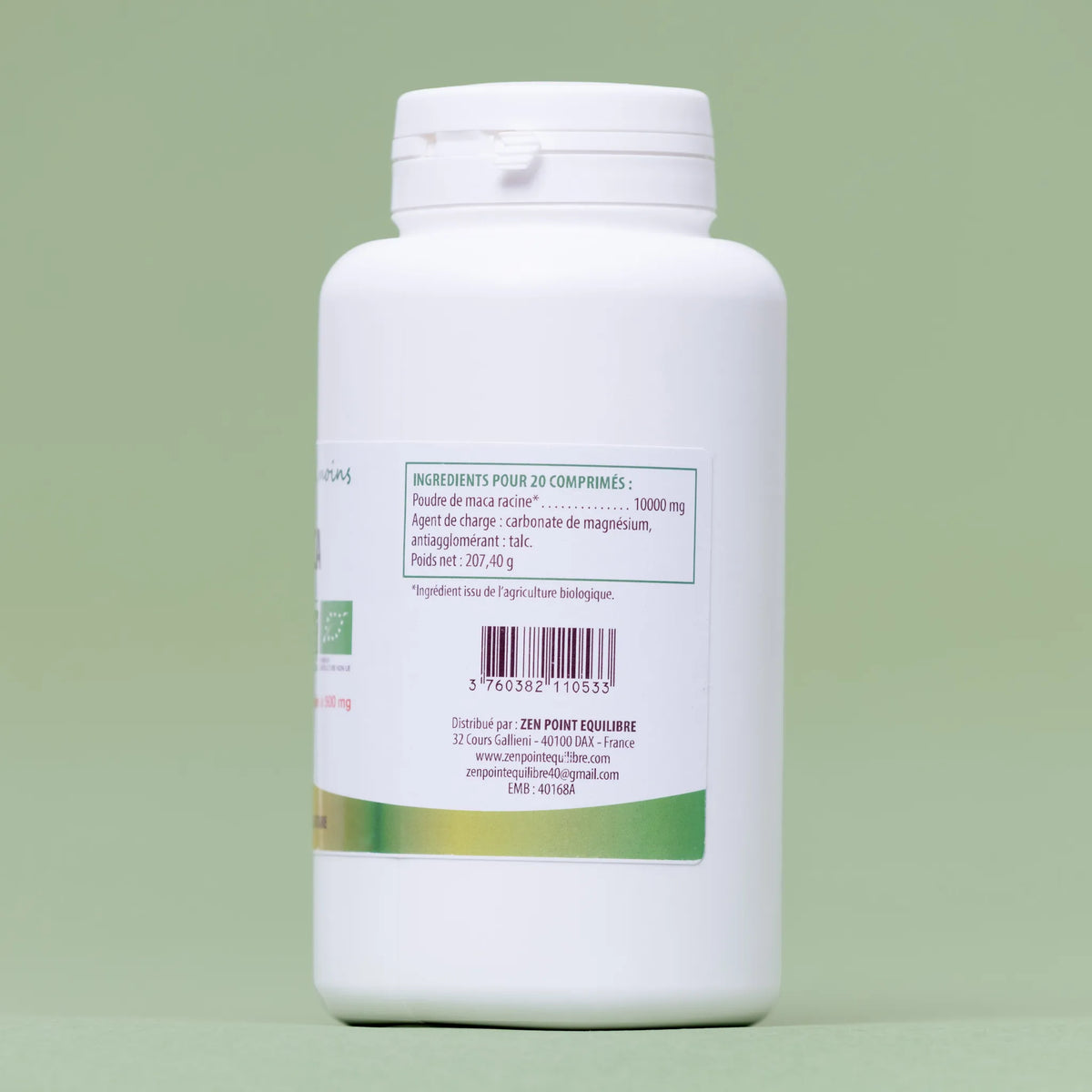 Maca Bio - 340 comprimés à 500mg