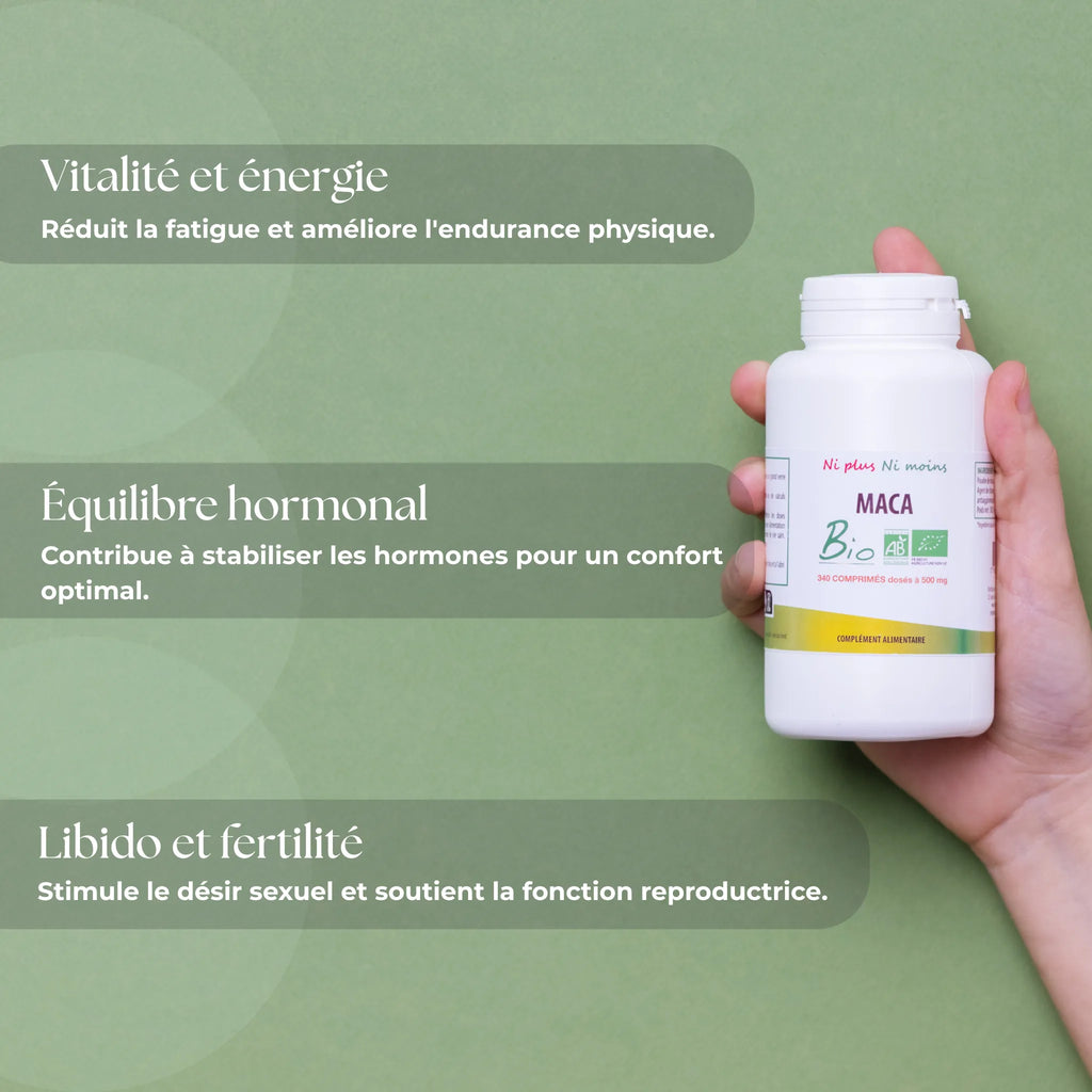 Maca Bio - 340 comprimés à 500mg