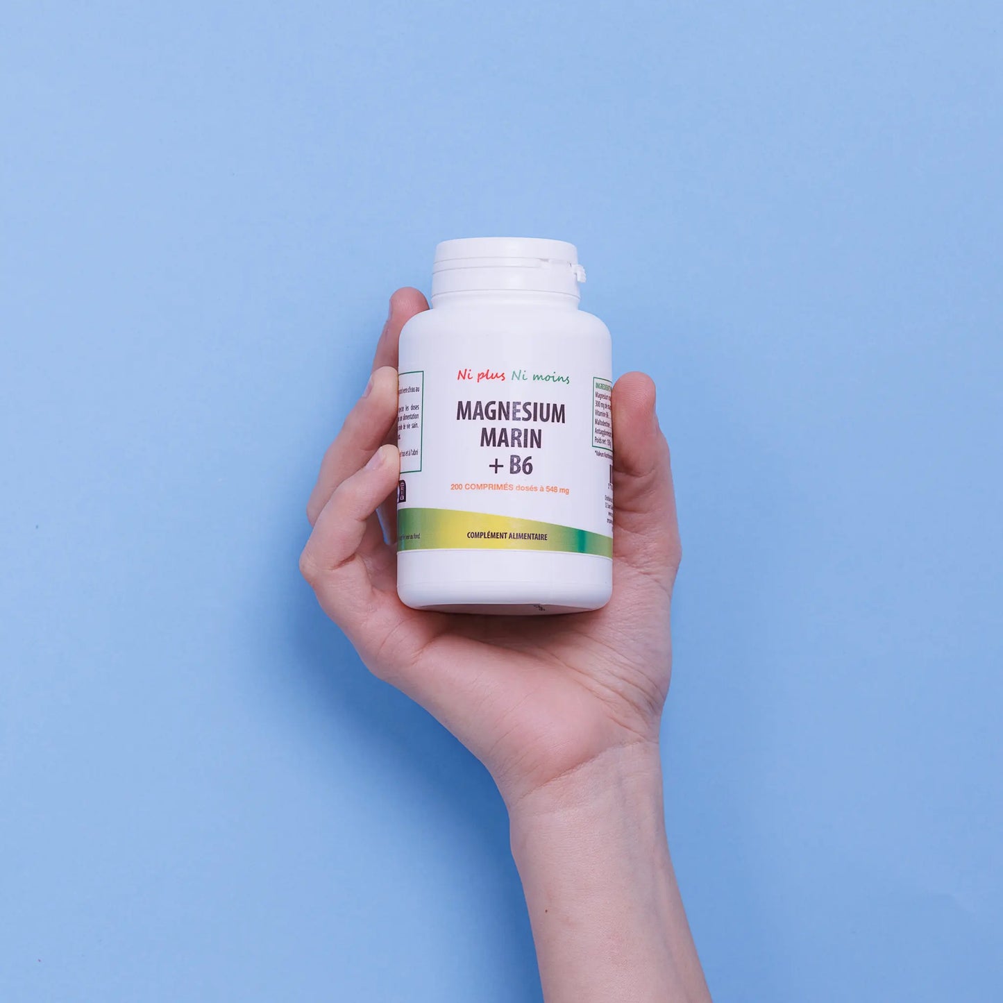 Magnésium marin + Vitamine B6 - 200 comprimés à 550mg