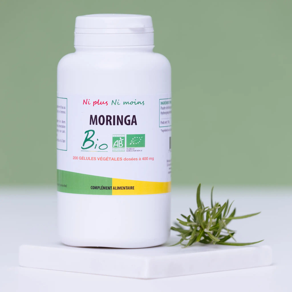 Moringa Bio - 200 gélules à 400 mg