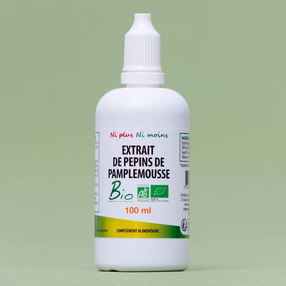 Pépin de pamplemousse BIO - Flacon de 100 ml