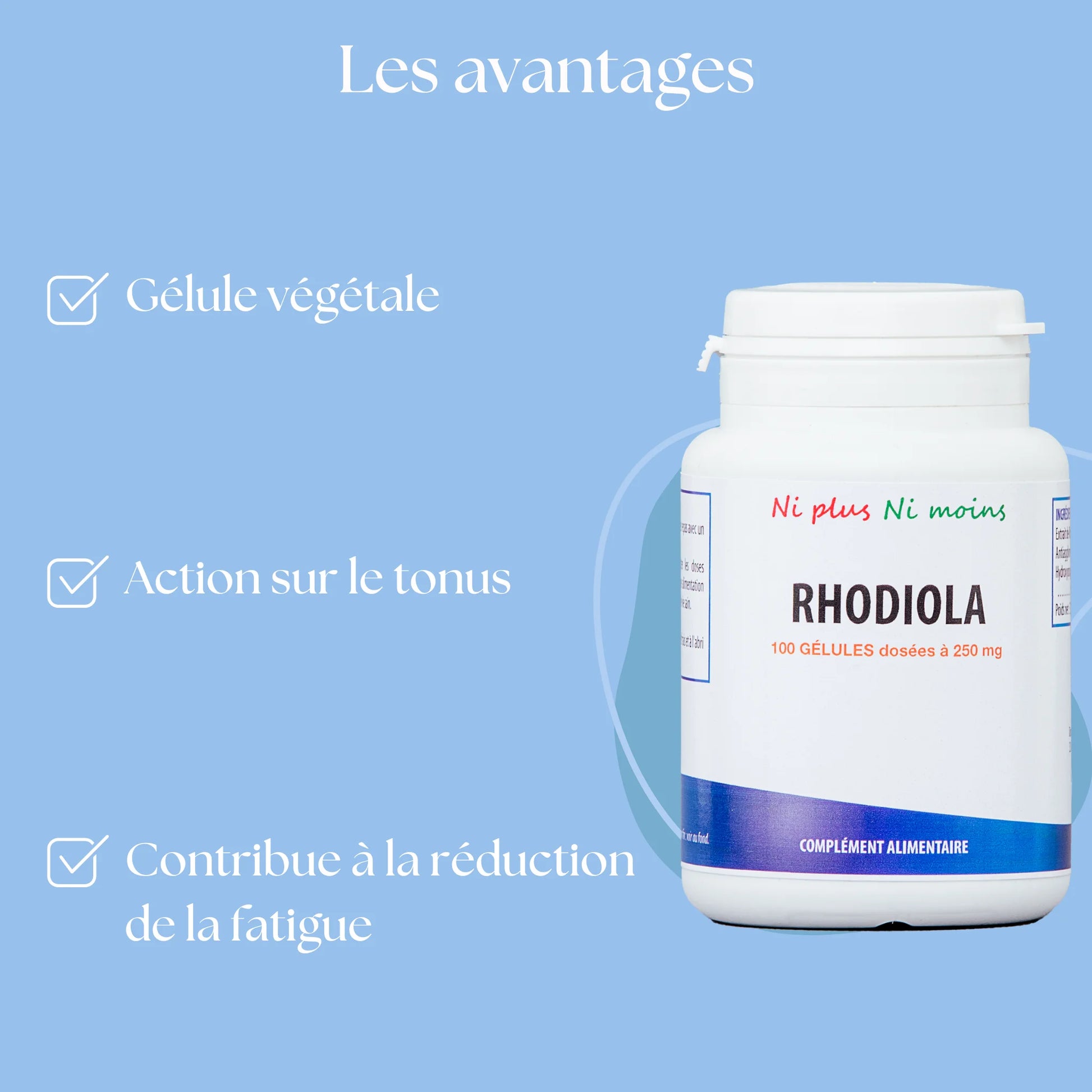 Découvrez les avantages de la Rhodiola, pour un meilleur tonus, et pour une diminution de la fatigue et du stress. Atout santé nature, spécialiste de compléments alimentaires à base de plantes.