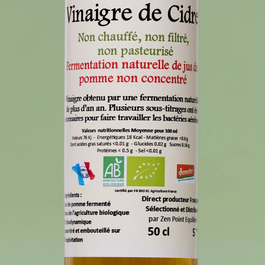 Vinaigre de cidre Bio